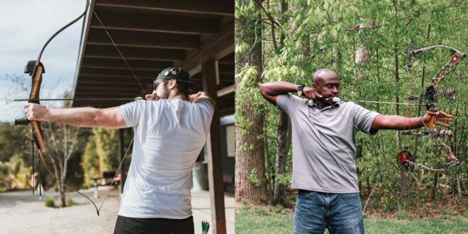 کمان ریکرو در برابر کامپوند